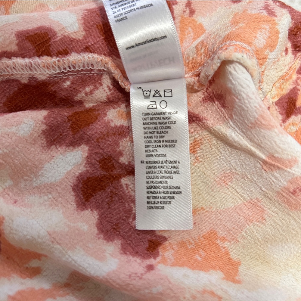 Amuse Society Print Midi Skirt. - Picture 5 of 8